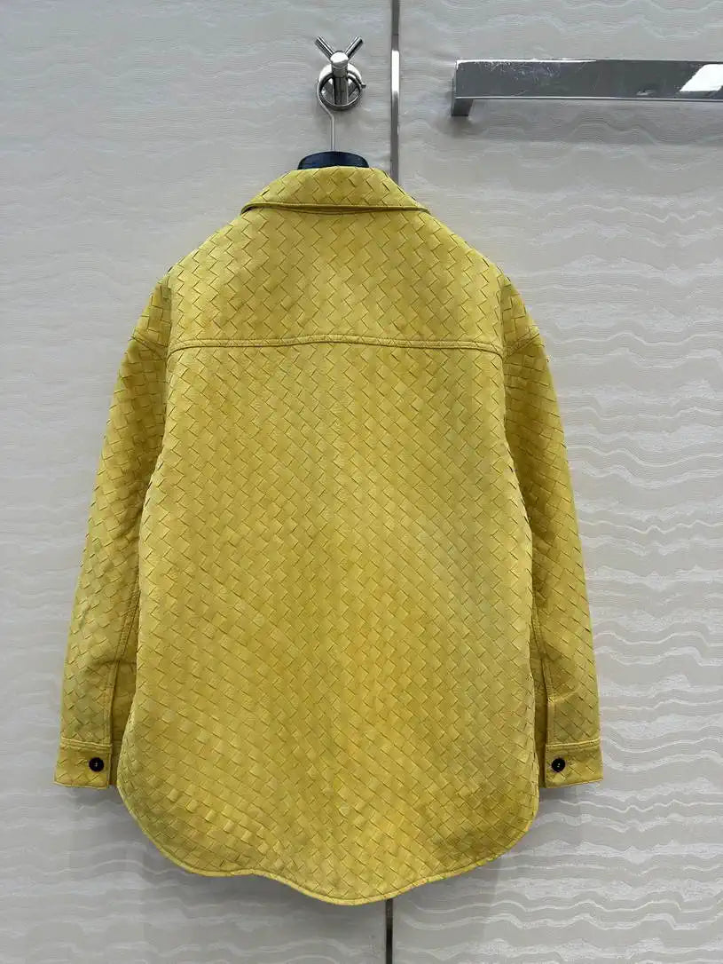 Bottega Veneta Women Fashion oversize shirt Clothing Jacket B97661