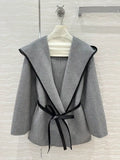 Bottega Veneta Women Hooded handmade cashmere coat  B97667
