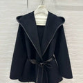 Bottega Veneta Women Hooded handmade cashmere coat  B97668