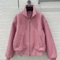 Bottega Veneta Women Intrecciato Suede Blouson Clothing Jacket B97663