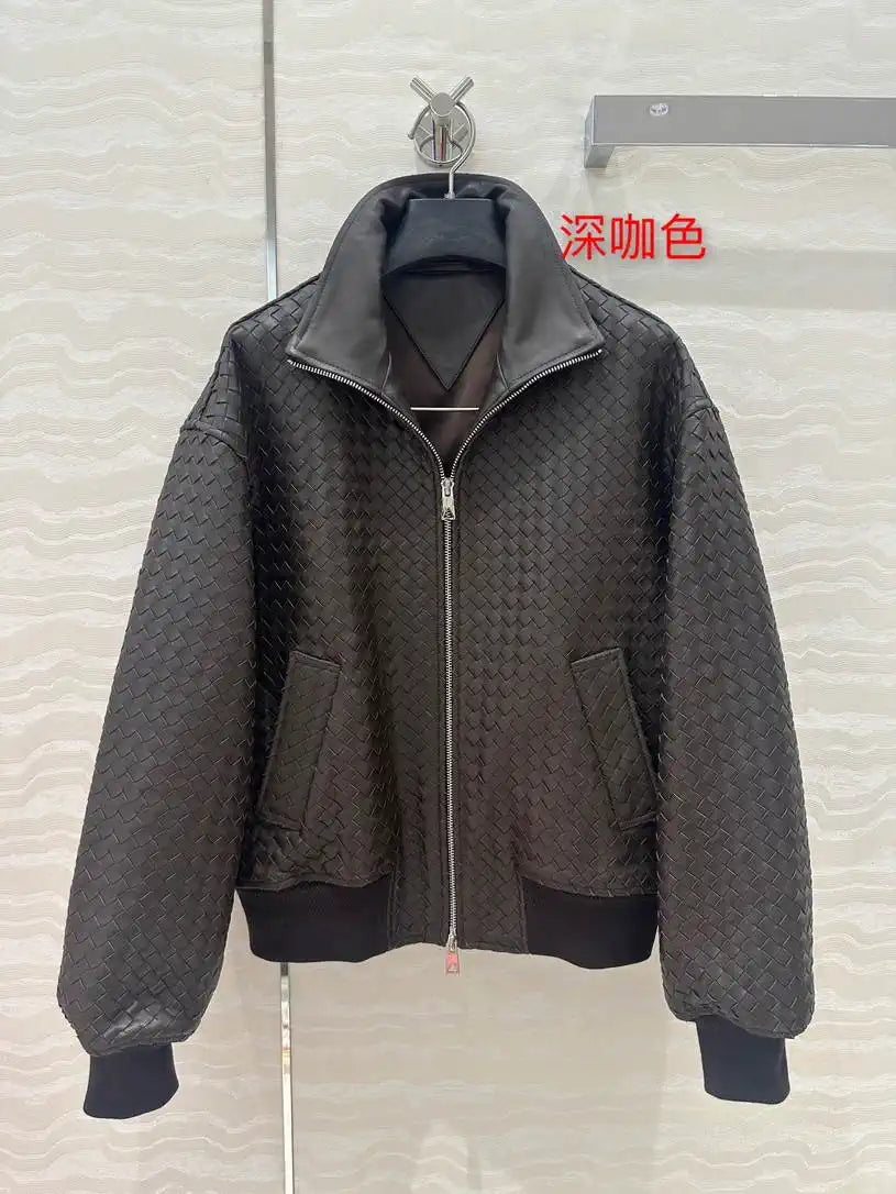 Bottega Veneta Women Intrecciato Suede Blouson Clothing Jacket B97664