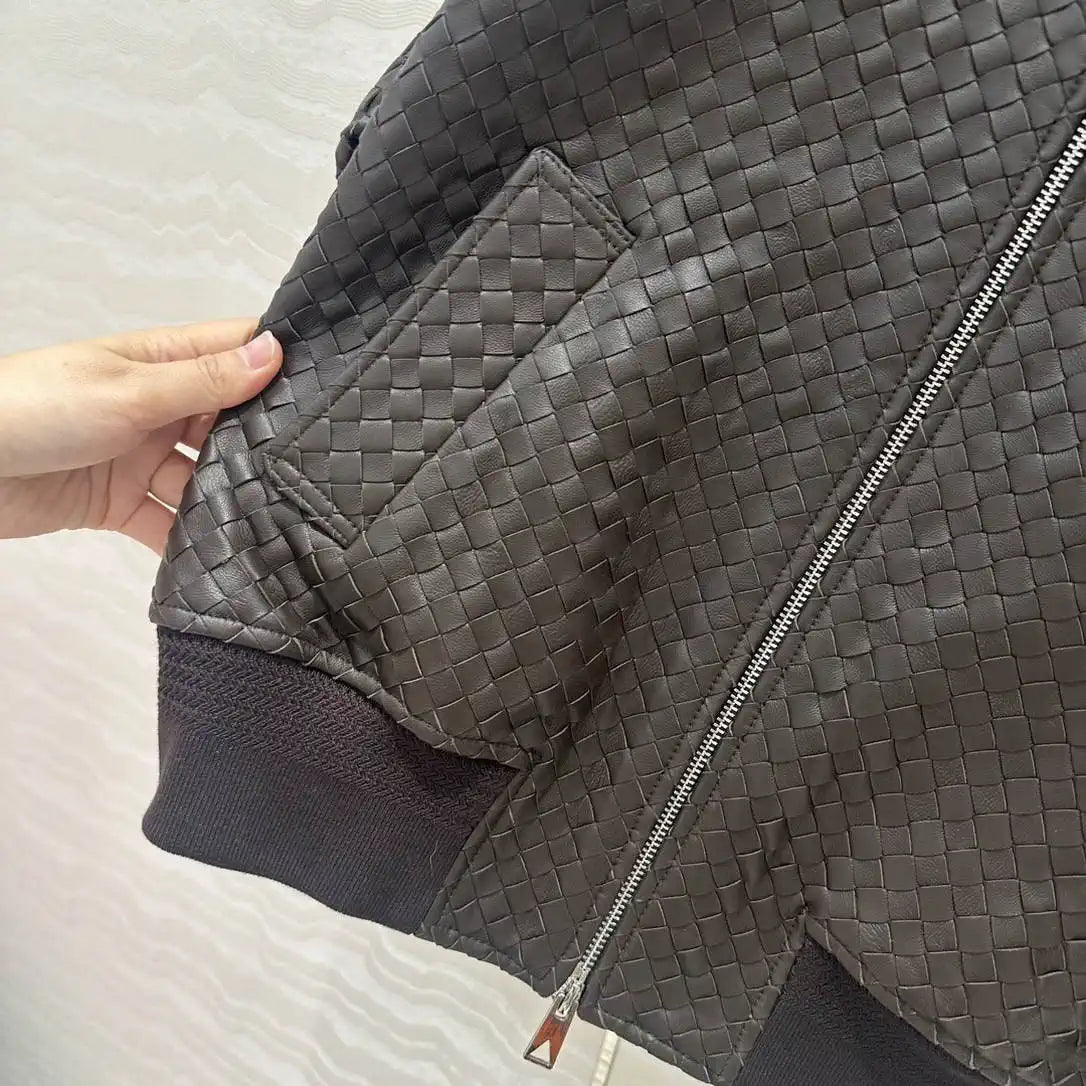 Bottega Veneta Women Intrecciato Suede Blouson Clothing Jacket B97664