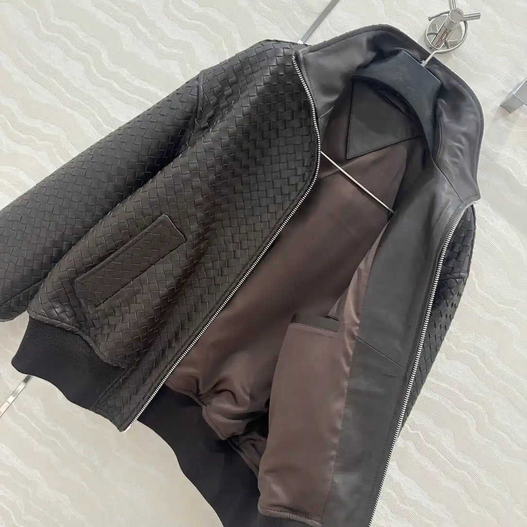 Bottega Veneta Women Intrecciato Suede Blouson Clothing Jacket B97664