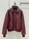 Bottega Veneta Women Intrecciato Suede Blouson Clothing Jacket B97665