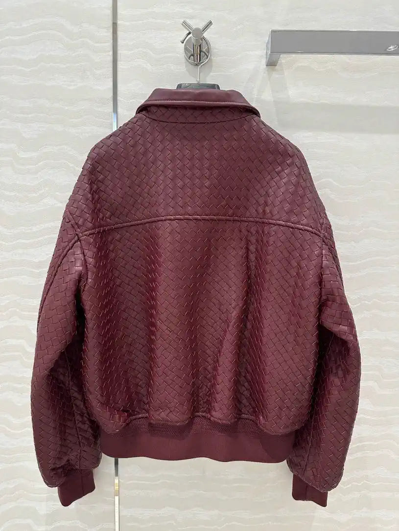 Bottega Veneta Women Intrecciato Suede Blouson Clothing Jacket B97665