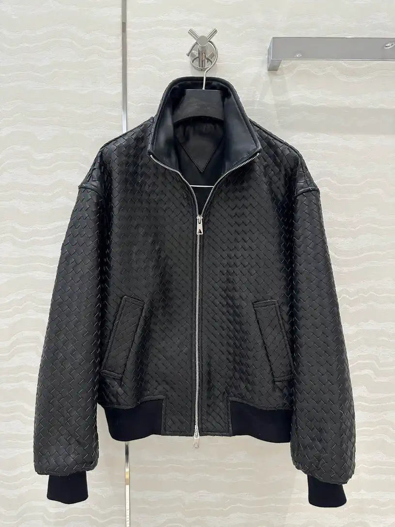 Bottega Veneta Women Intrecciato Suede Blouson Clothing Jacket B97666