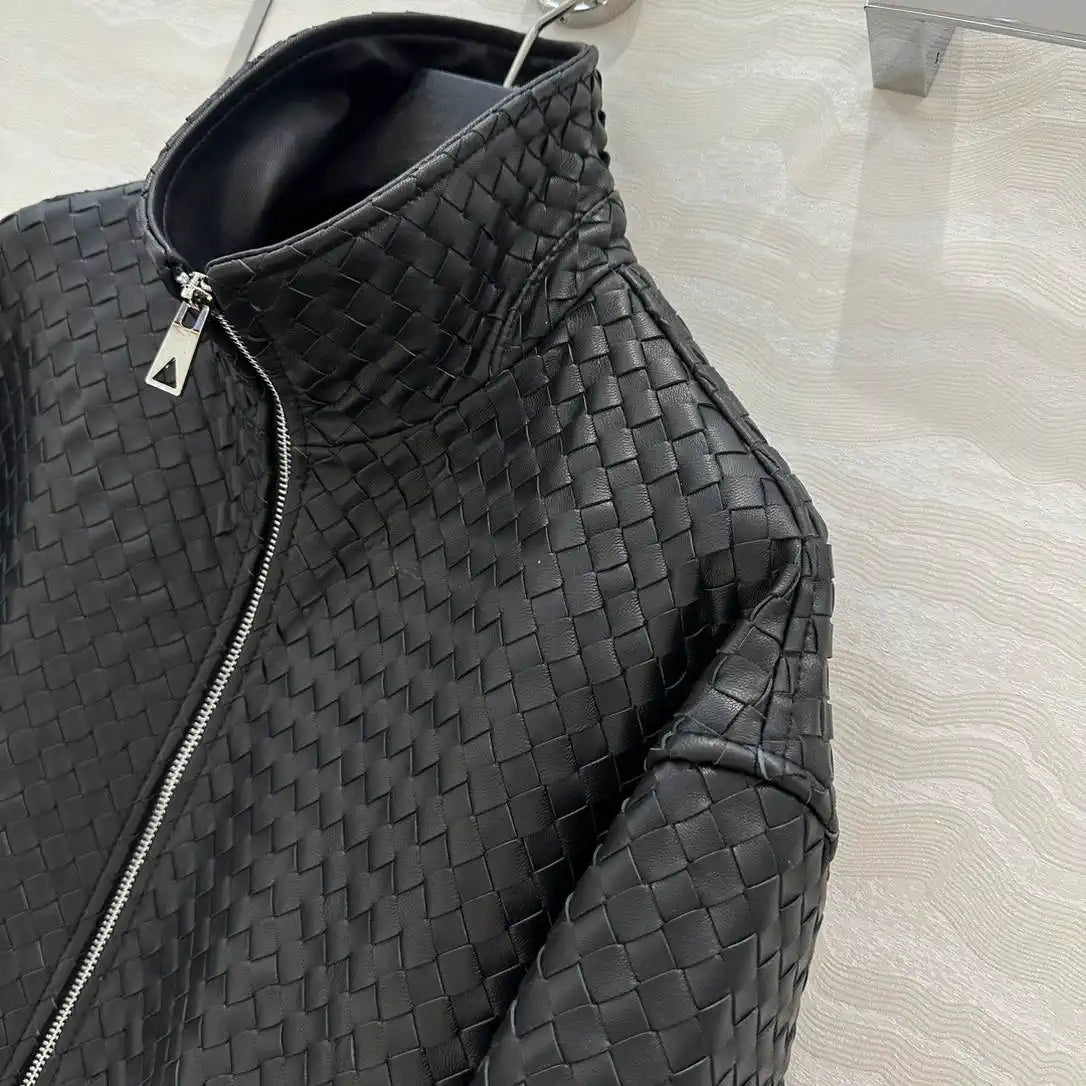 Bottega Veneta Women Intrecciato Suede Blouson Clothing Jacket B97666