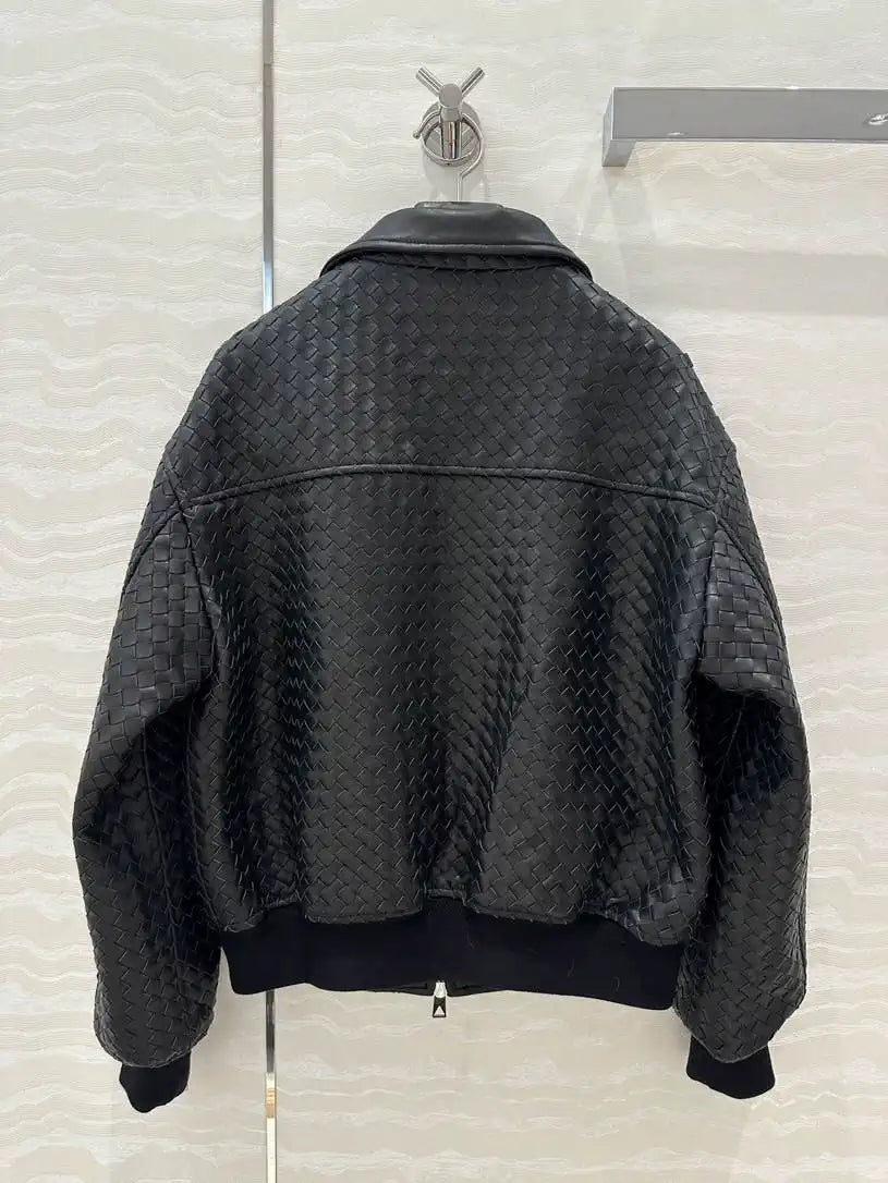 Bottega Veneta Women Intrecciato Suede Blouson Clothing Jacket B97666