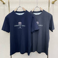 Brunello Cucinelli 262M0B137427 Cotton jersey crew neck T-shirt with faux-layering Bc1011 - Navy Blue / 48--M - View 1