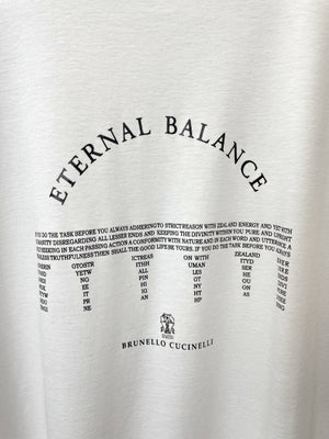 Brunello Cucinelli 262M0B137427 Cotton jersey crew neck T-shirt with faux-layering Bc1015 - Dark Blue / 48--M - View 7