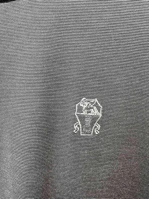 Brunello Cucinelli 262M0B137427 Cotton jersey crew neck T-shirt with faux-layering Bc1012 - Blue Gray / 48--M - View 7