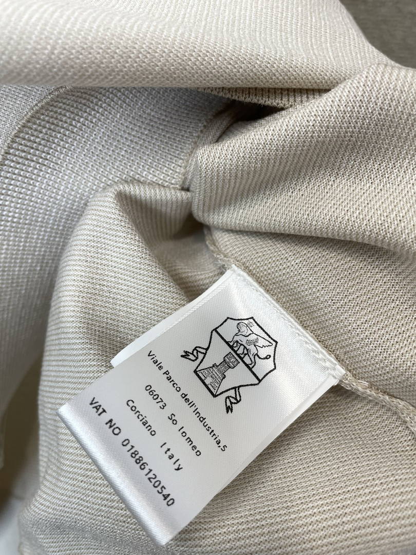 Brunello Cucinelli 262M0B137427 Cotton jersey crew neck T-shirt with faux-layering Bc1013 - Ligth Blue / 48--M - View 9