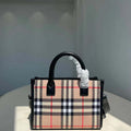 Burberry 8041655 Women's Natural Mini Vintage Check Tote - Default Title - View 1