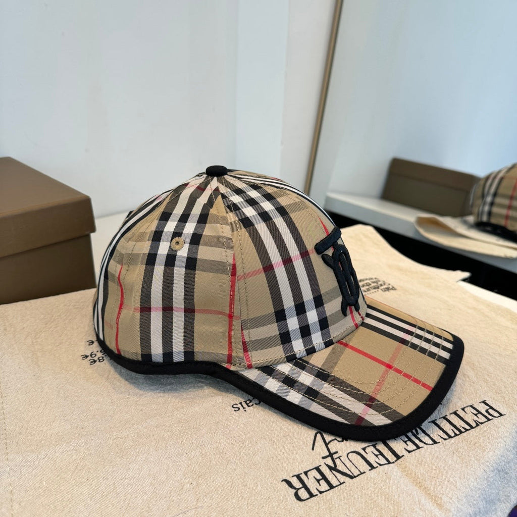 Burberry Cotton Baseball Cap canvas  hat with P81283471