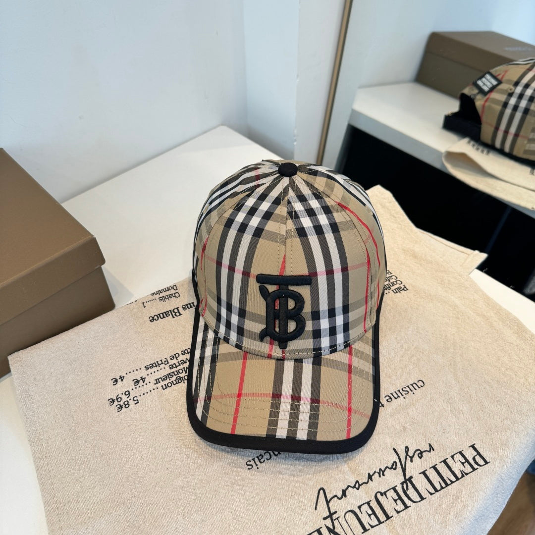 Burberry Cotton Baseball Cap canvas  hat with P81283471