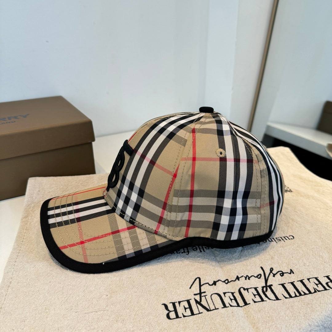 Burberry Cotton Baseball Cap canvas  hat with P81283471