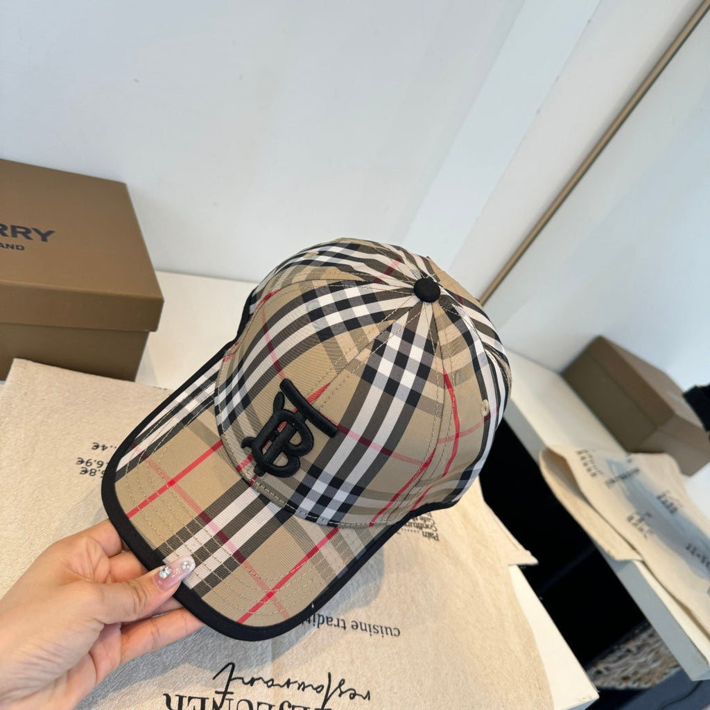 Burberry Cotton Baseball Cap canvas  hat with P81283471