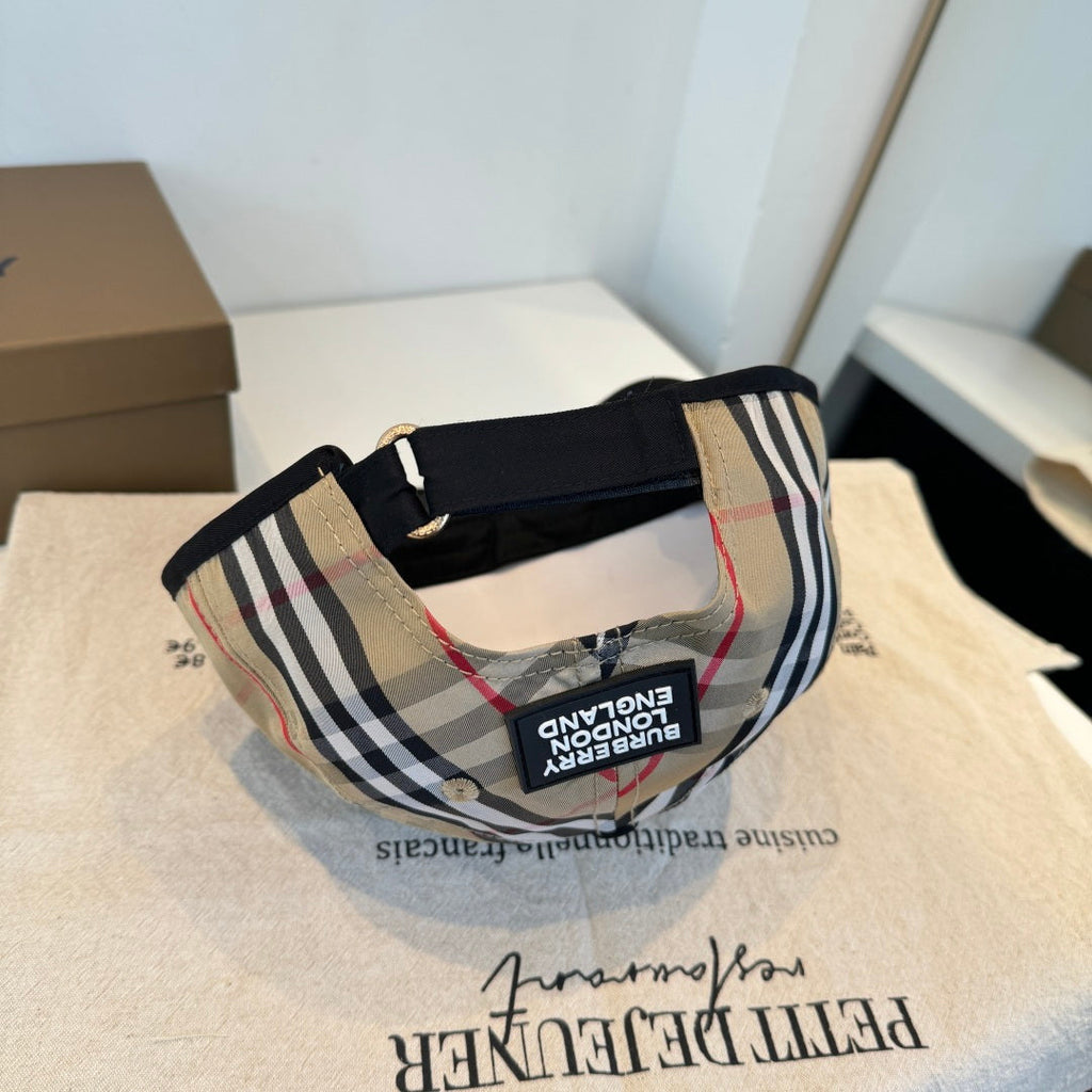 Burberry Cotton Baseball Cap canvas  hat with P81283471