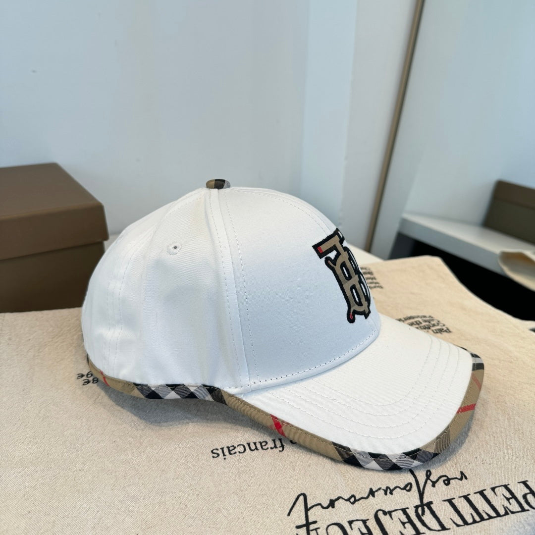 Burberry Cotton Baseball Cap canvas  hat with P81283472
