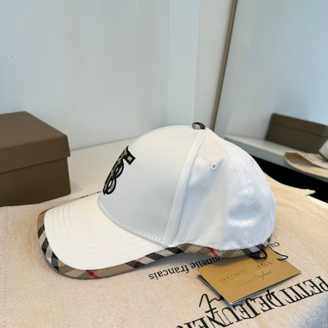 Burberry Cotton Baseball Cap canvas  hat with P81283472