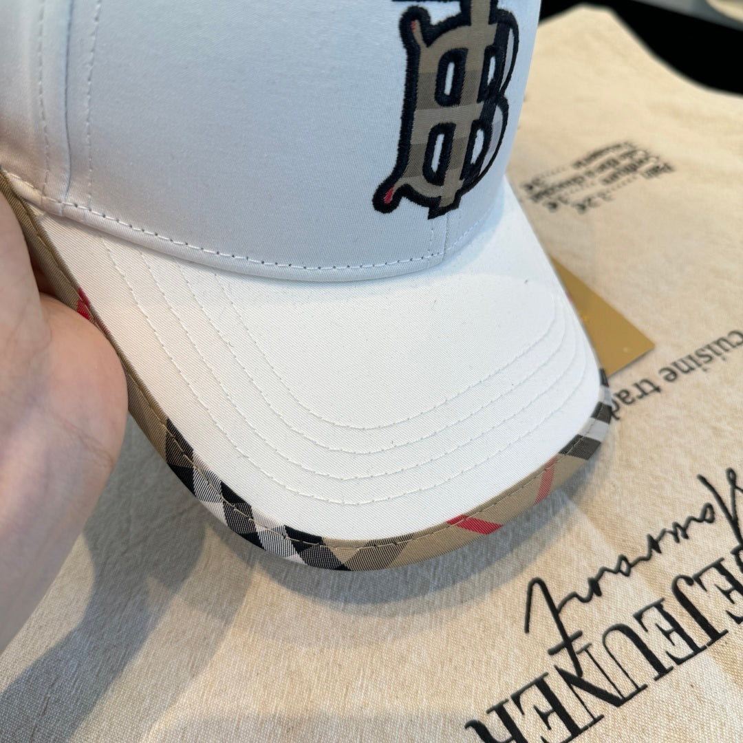 Burberry Cotton Baseball Cap canvas  hat with P81283472