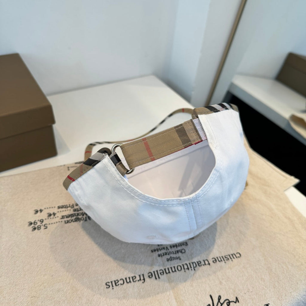 Burberry Cotton Baseball Cap canvas  hat with P81283472