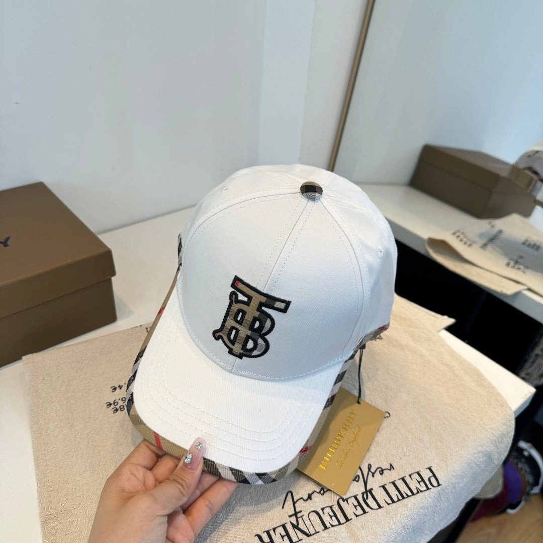 Burberry Cotton Baseball Cap canvas  hat with P81283472