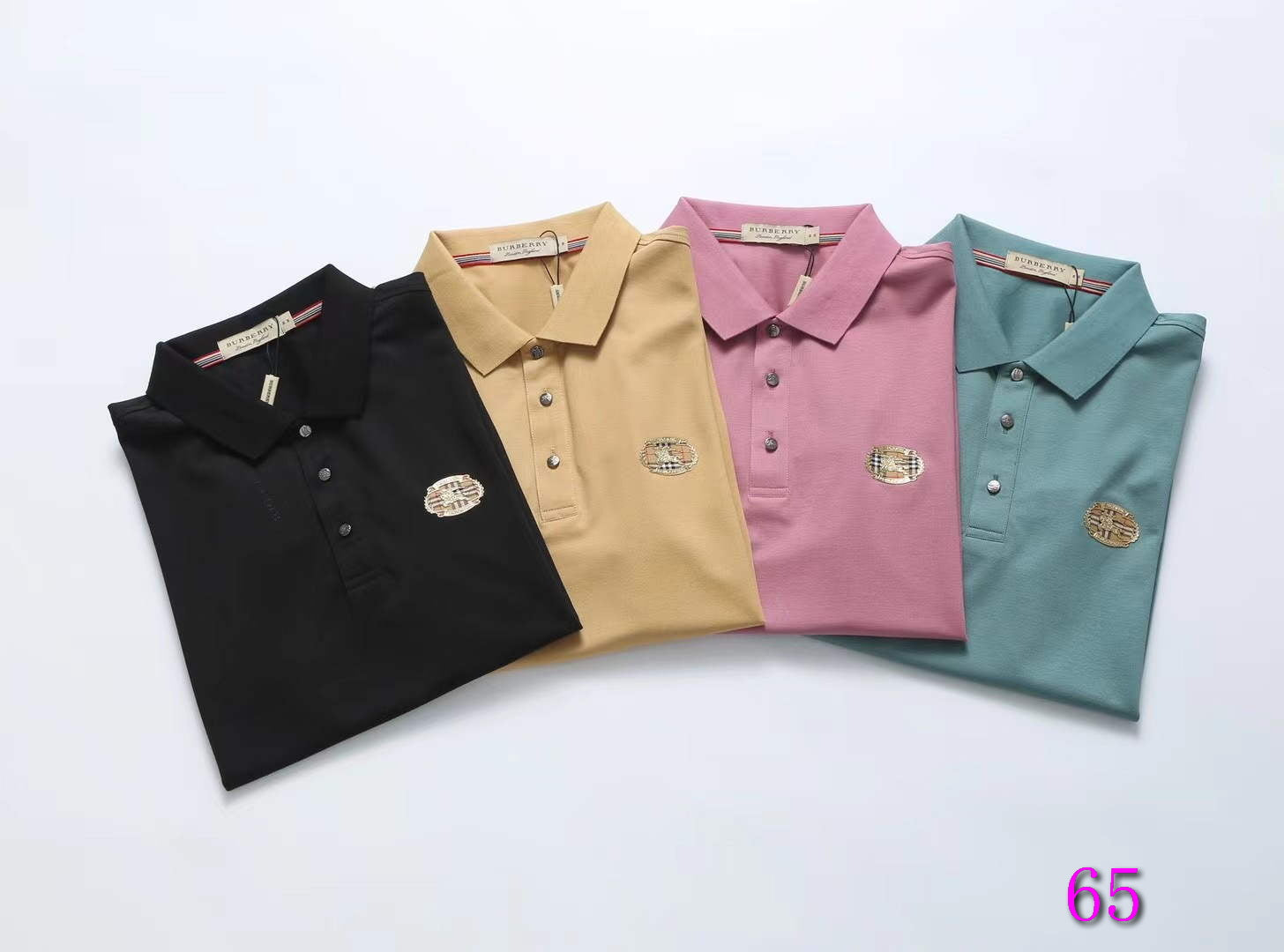 Burberry Men T-shirts Designer Polo Clothing B55813 - M - View 7