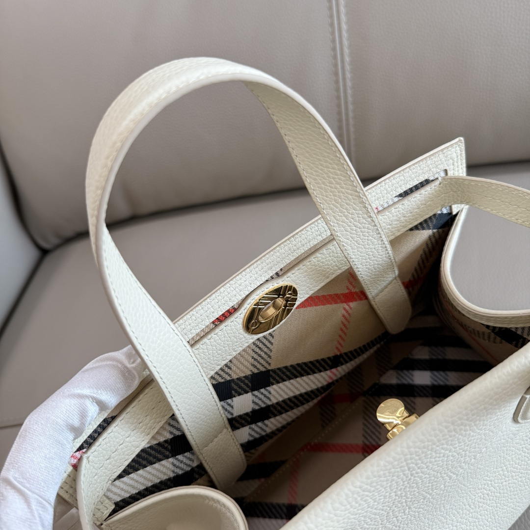 Burberry Mini Cotswolds Tote 81145901 Bag White