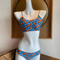 Burberry Monogram Print Stretch Nylon Bikini 80563732 - S - View 1