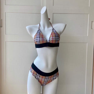 Burberry Monogram Print Stretch Nylon Bikini 80563733 - S - View 1