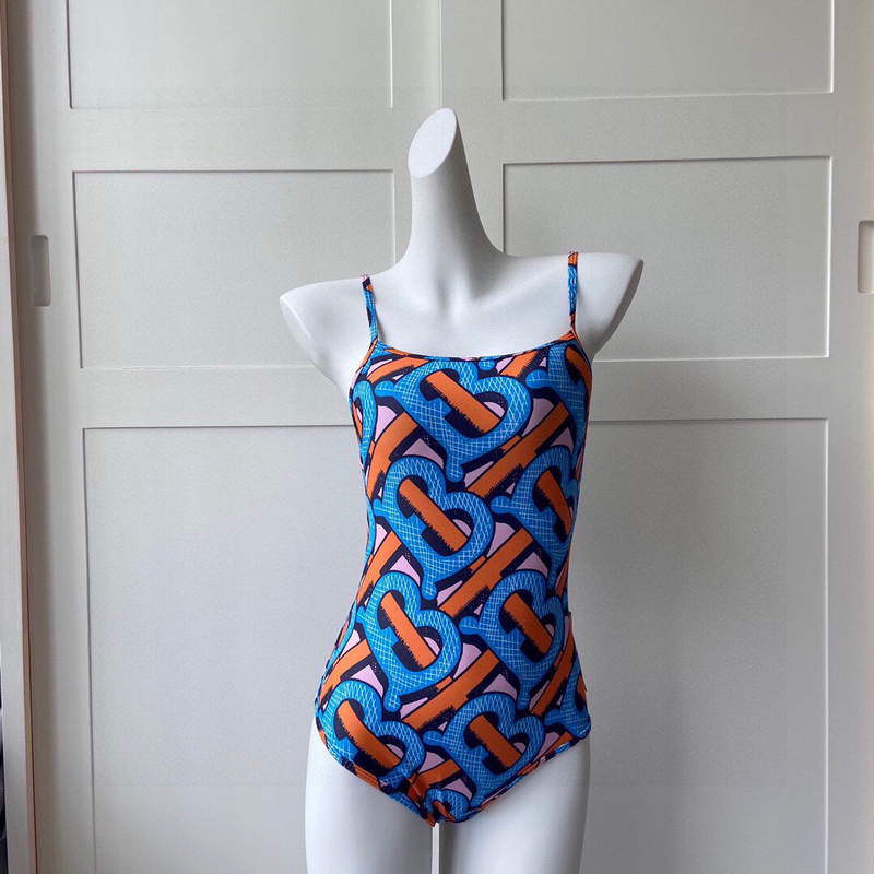Burberry Monogram Print Stretch Nylon Bikini 80563734 - S - View 1