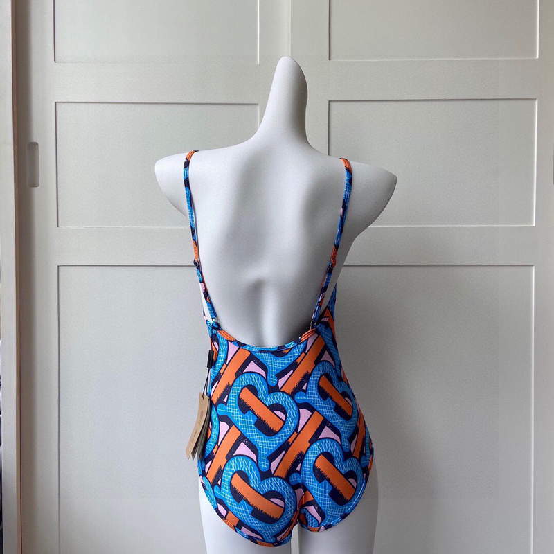 Burberry Monogram Print Stretch Nylon Bikini 80563734