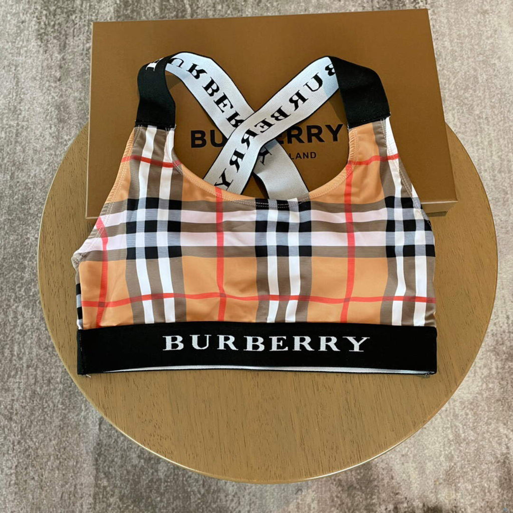 Burberry Monogram Print Stretch Nylon Bikini 80563735