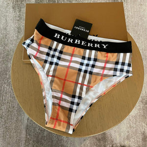 Burberry Monogram Print Stretch Nylon Bikini 80563735 - S - View 8