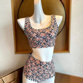 Burberry Monogram Print Stretch Nylon Bikini 80563731 - S - View 1
