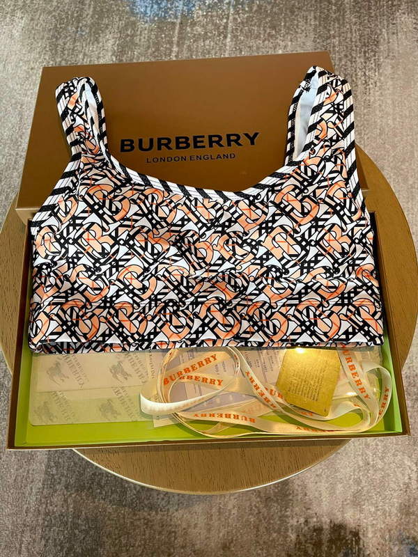 Burberry Monogram Print Stretch Nylon Bikini 80563731