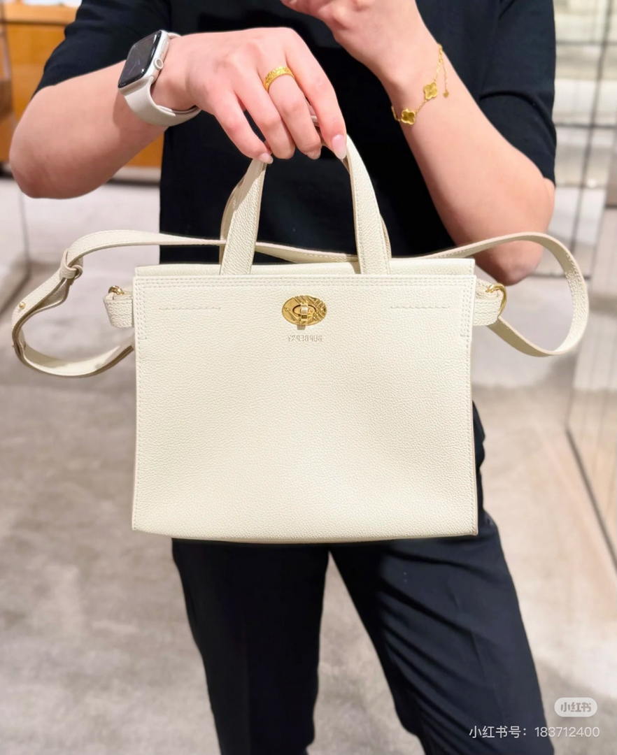 Burberry Small Cotswolds Tote 81113441 Bag White