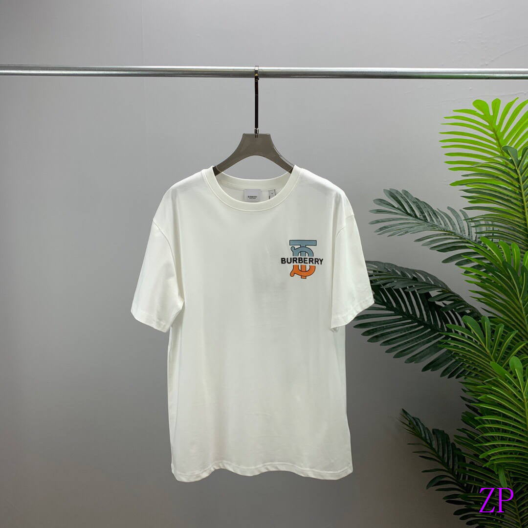 Burberry Women Men T-shirts Desiger Burberry Short Sleeve Clothing B60052