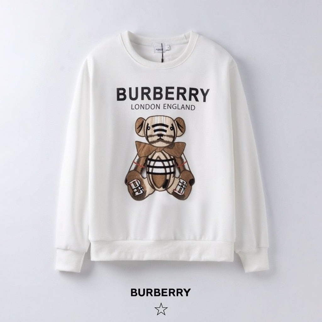 Burberry Women Men's Hoodie Wholesale Burberry Clothing B60107 - M - View 1