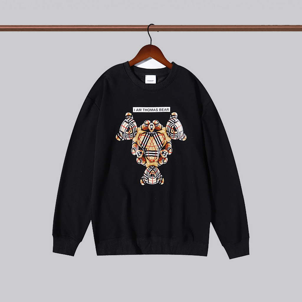 Burberry Women Men's Hoodie Wholesale Burberry Clothing B60116 - M - View 1