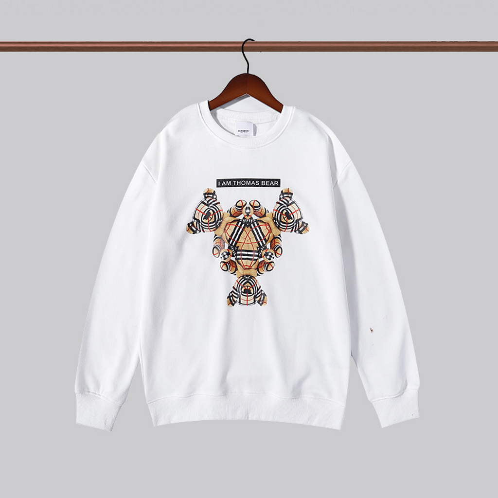 Burberry Women Men's Hoodie Wholesale Burberry Clothing B60117 - M - View 1