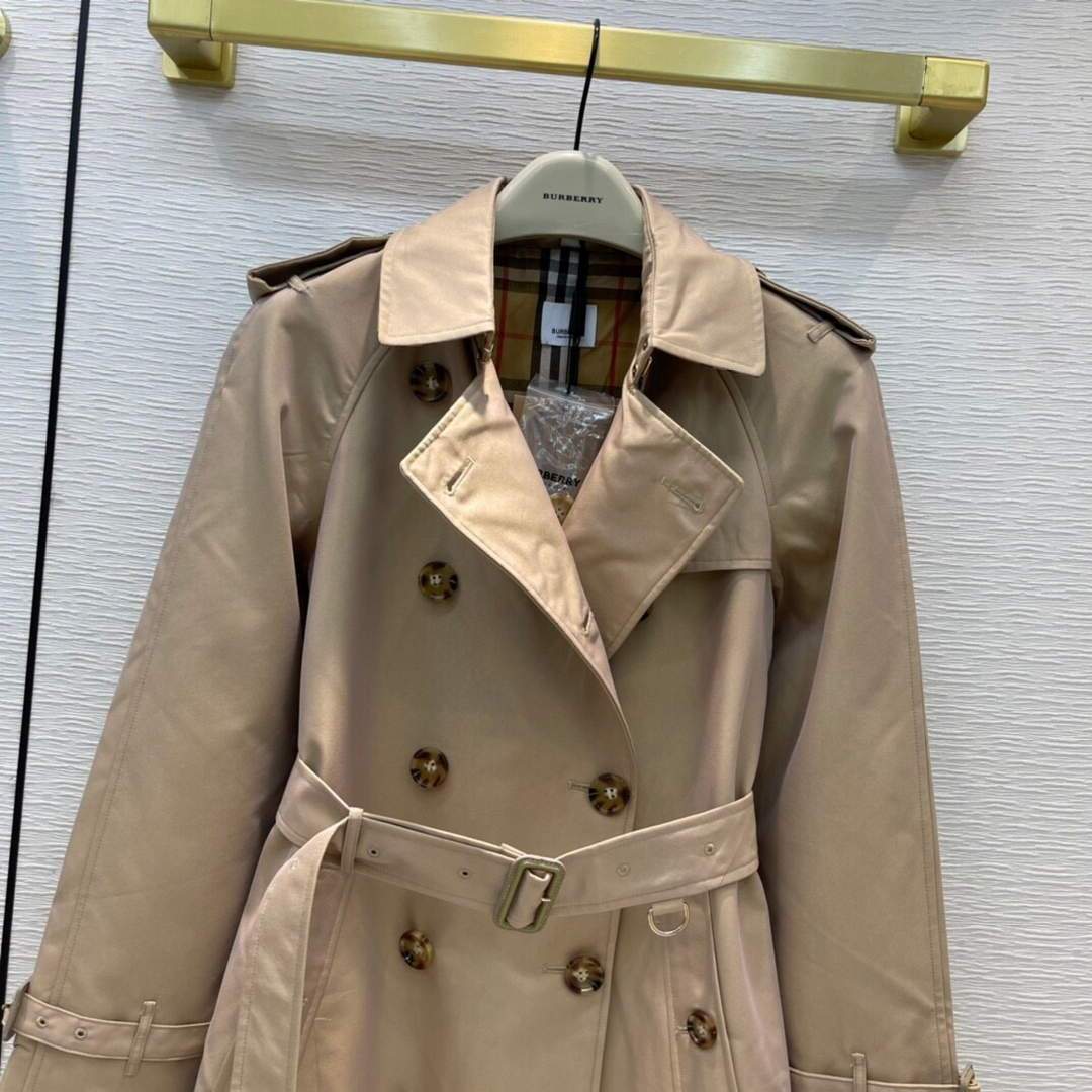 Burberry Women's Jackets Designer Burberry Gabardine Trench Coat 88013