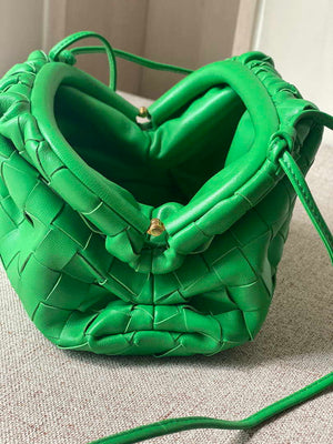 BV 585852VCPP13722 Bottega Veneta  Mini Pouch Green - Default Title - View 8