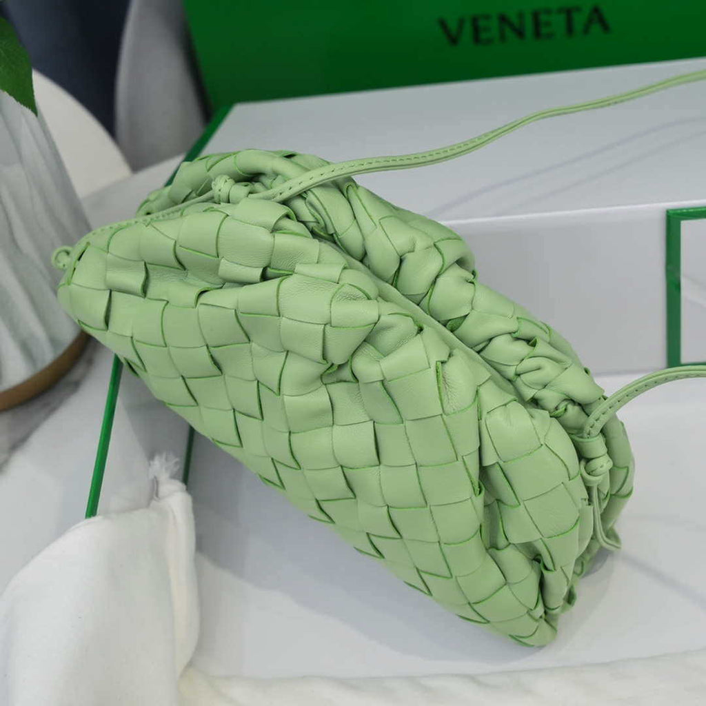 BV 585852VCPP13840 Bottega Veneta  Mini Pouch Light Green