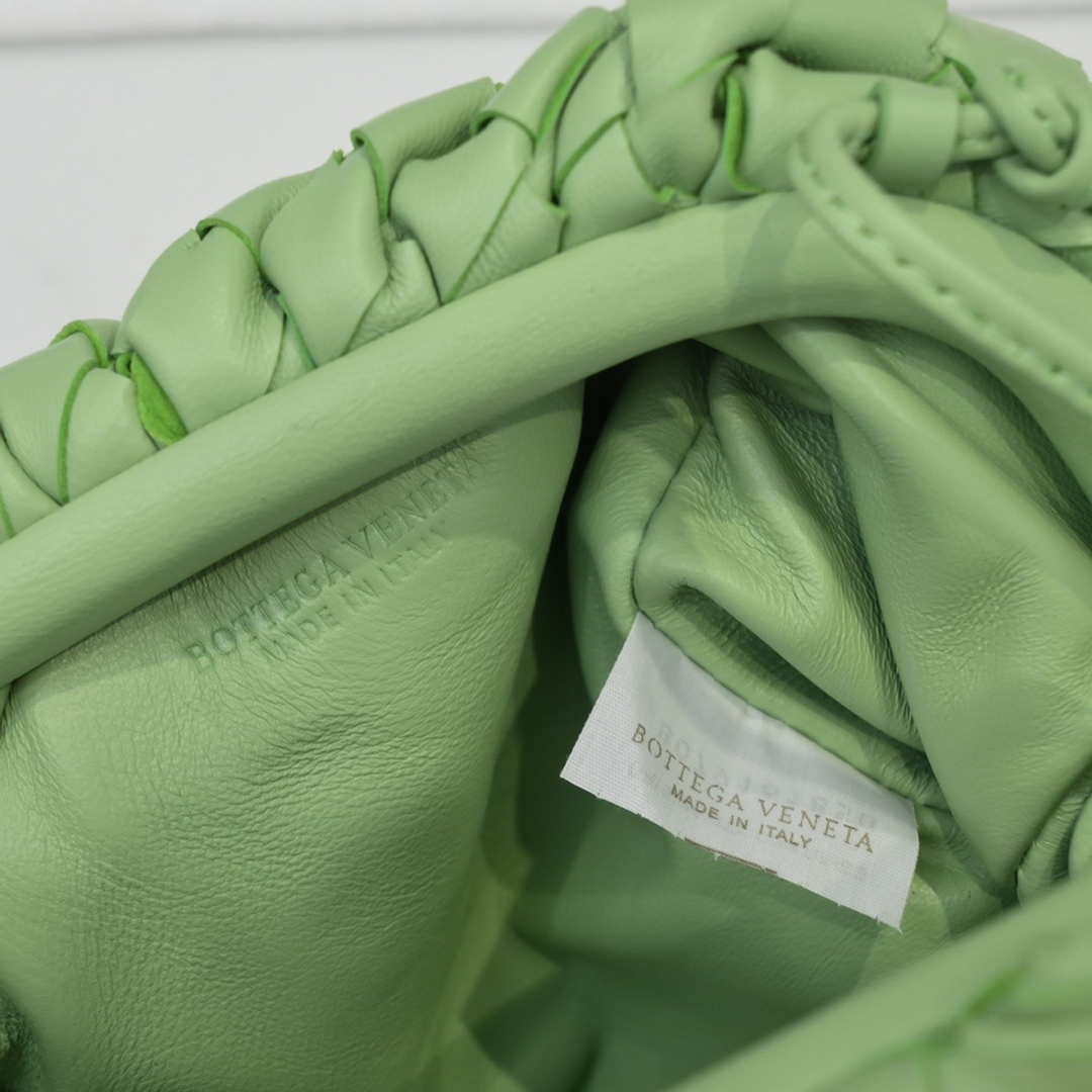 BV 585852VCPP13840 Bottega Veneta  Mini Pouch Light Green