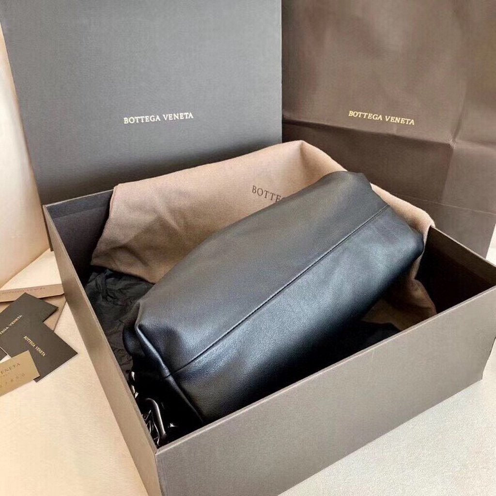 BV 620230 Bottega Veneta Chain Pouch Raintree Bag 92020 Strap 25cm Black Silver