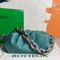 BV 620230 Bottega Veneta Chain Pouch Raintree Bag 92020 Strap 25cm Blue Silver