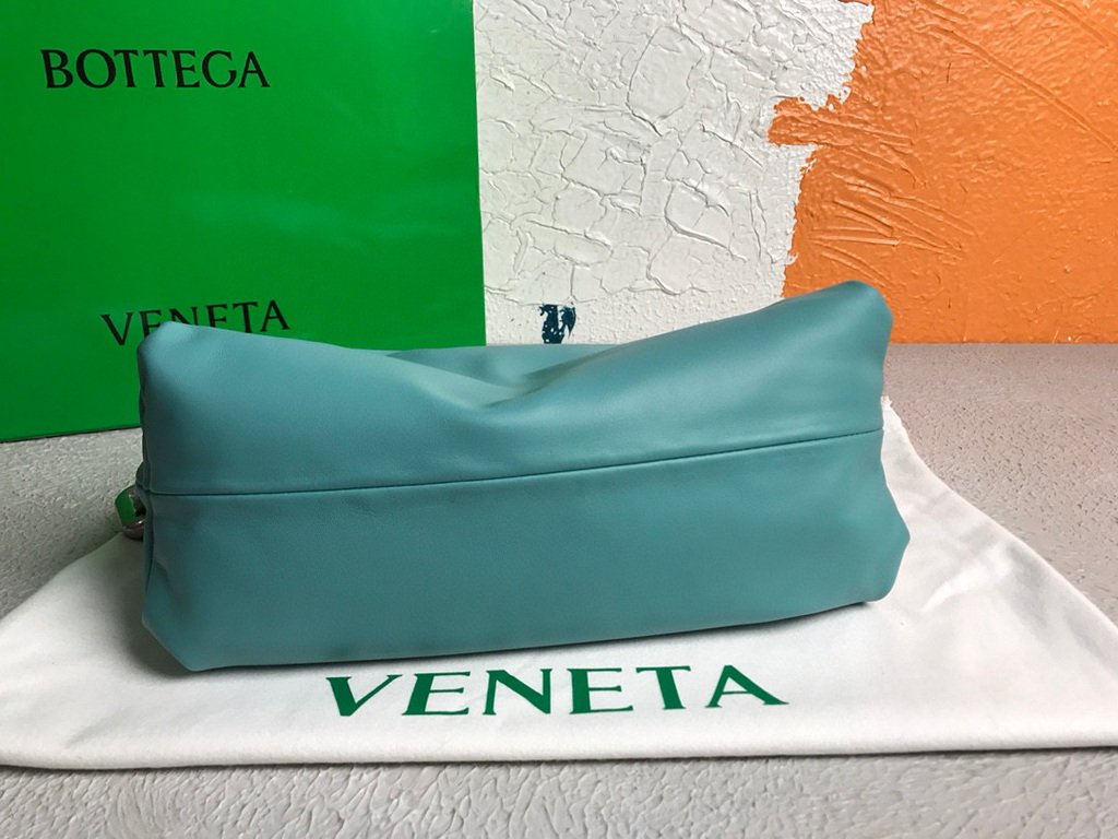 BV 620230 Bottega Veneta Chain Pouch Raintree Bag 92020 Strap 25cm Blue Silver