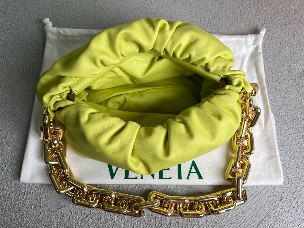 BV 620230 Bottega Veneta Chain Pouch Raintree Bag 92020 Strap 25cm Yellow Gold